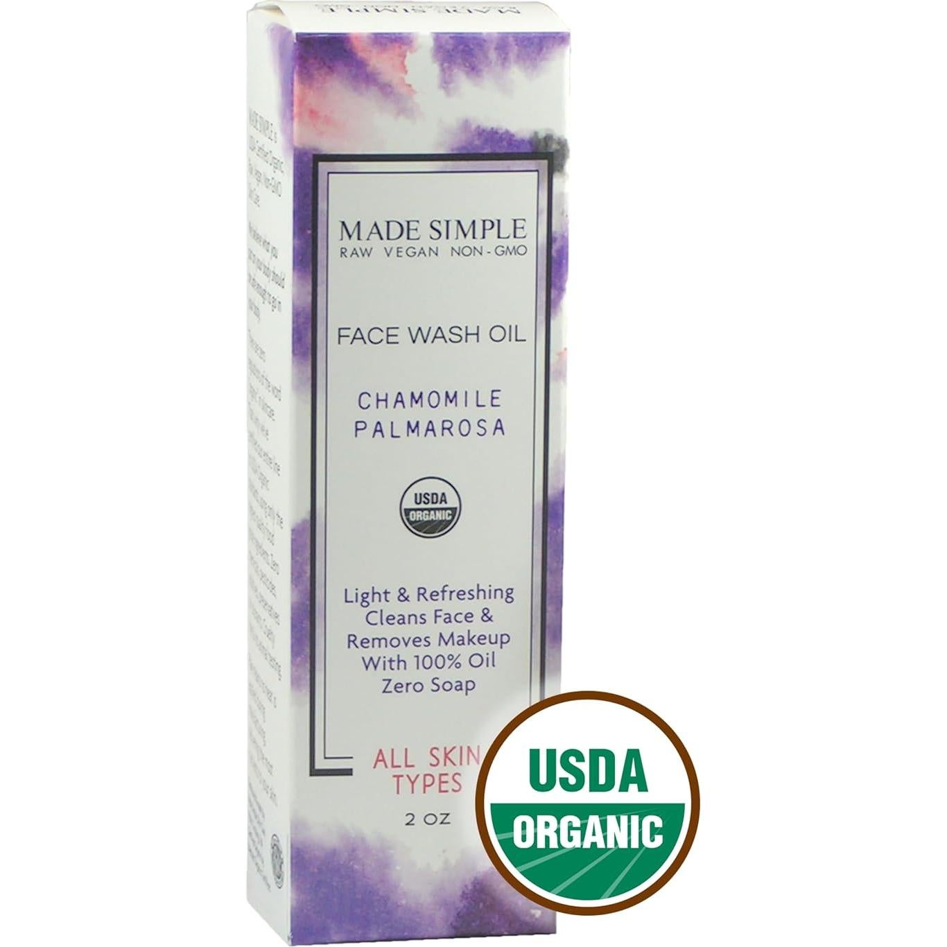 Limpiador Facial Orgánico de Manzanilla y Palmarosa 127g