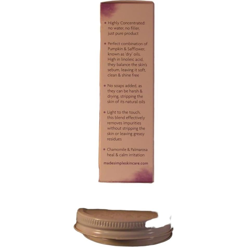 Limpiador Facial Orgánico de Manzanilla y Palmarosa 127g