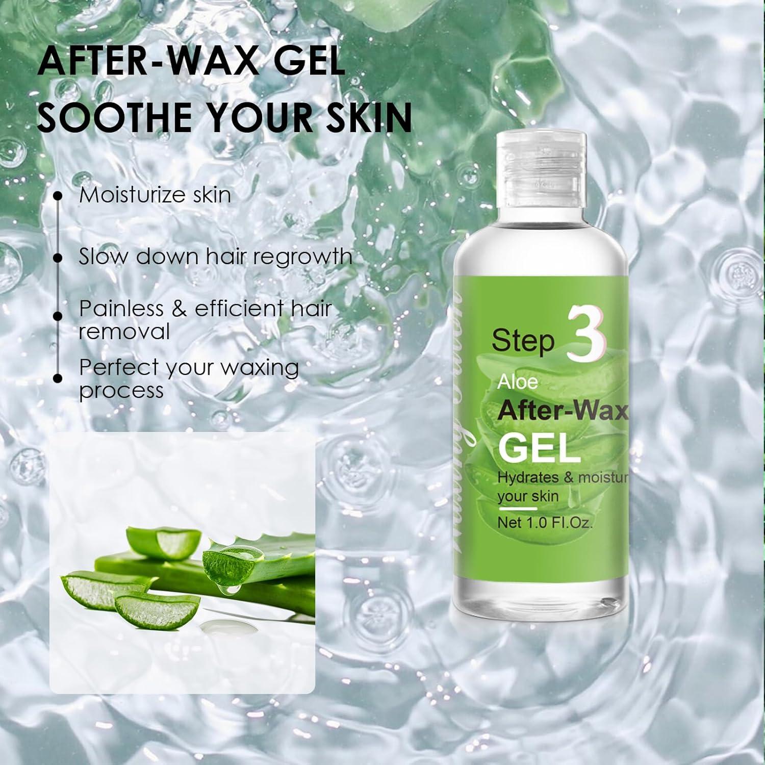 Kit de Cuidado de Piel Pre y Post Depilación VUEYAA - 3 Botellas