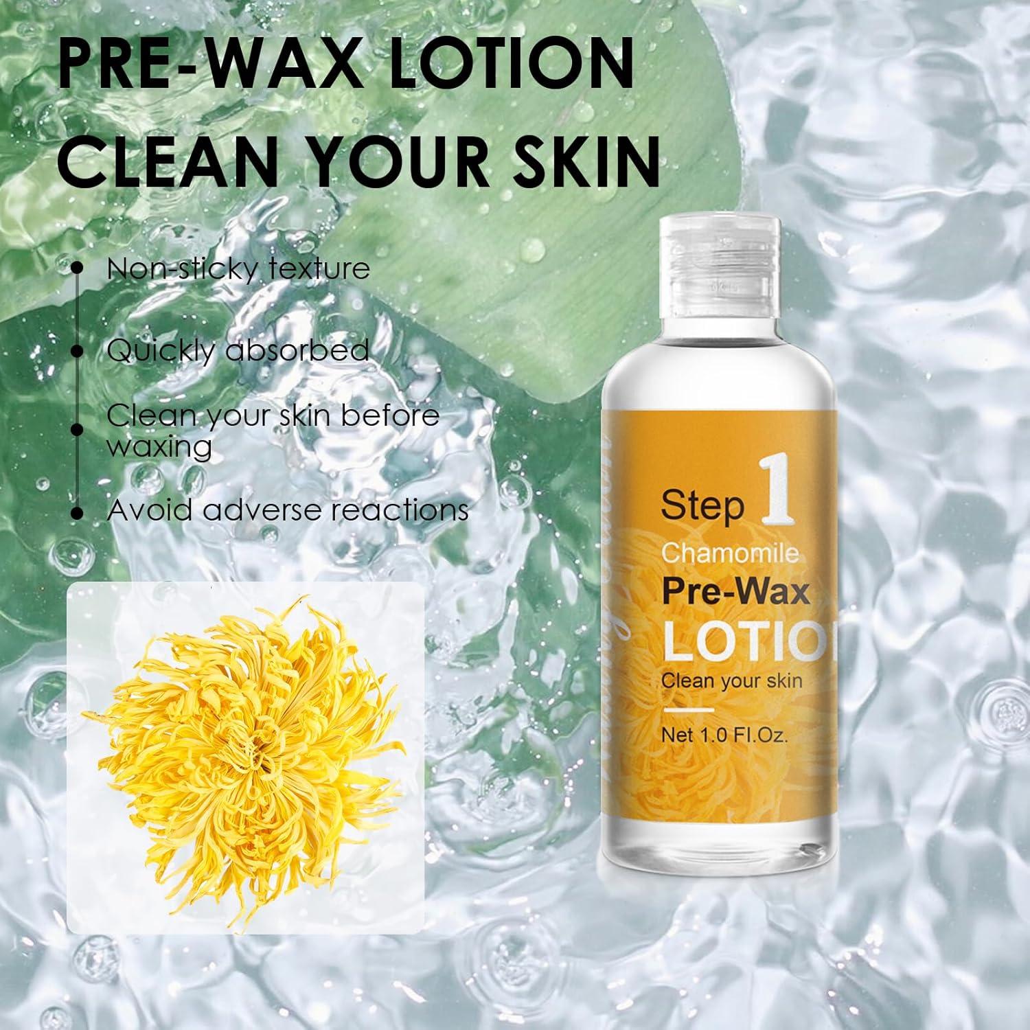 Kit de Cuidado de Piel Pre y Post Depilación VUEYAA - 3 Botellas