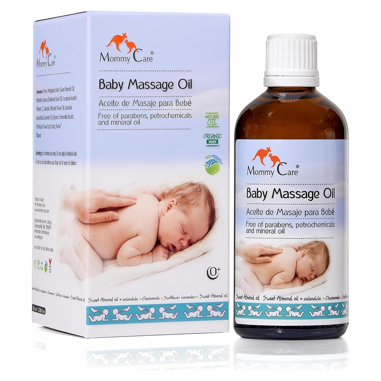 Aceite de Masaje para Bebés Mommy Care 100ml - Natural y Vegano