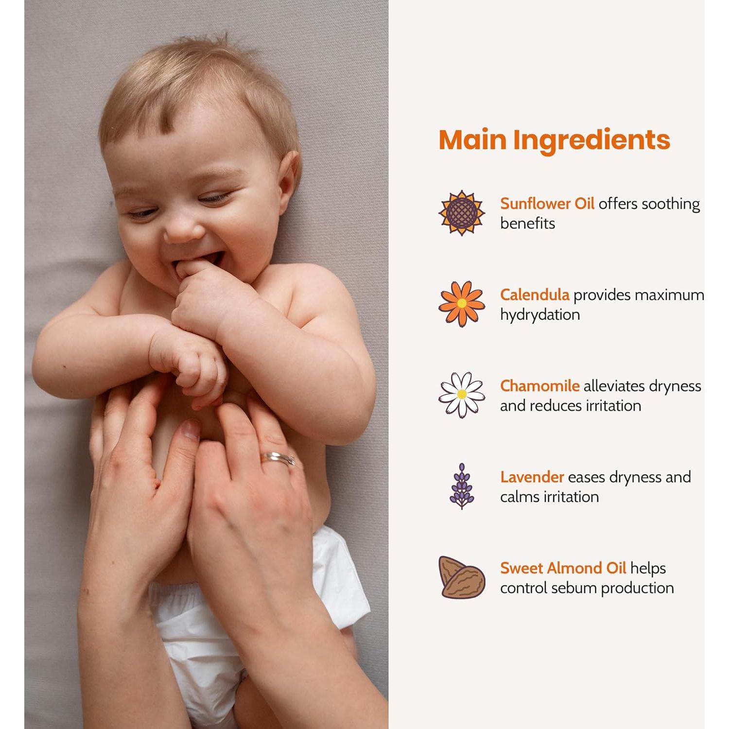 Aceite de Masaje para Bebés Mommy Care 100ml - Natural y Vegano