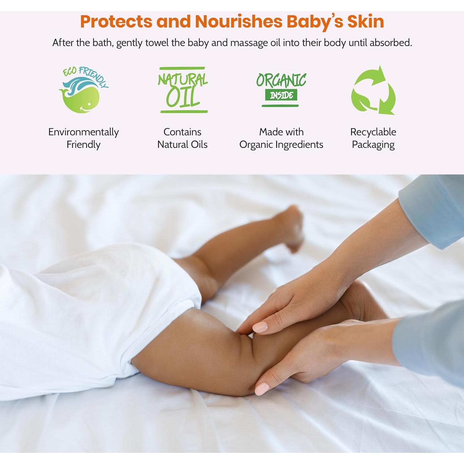 Aceite de Masaje para Bebés Mommy Care 100ml - Natural y Vegano