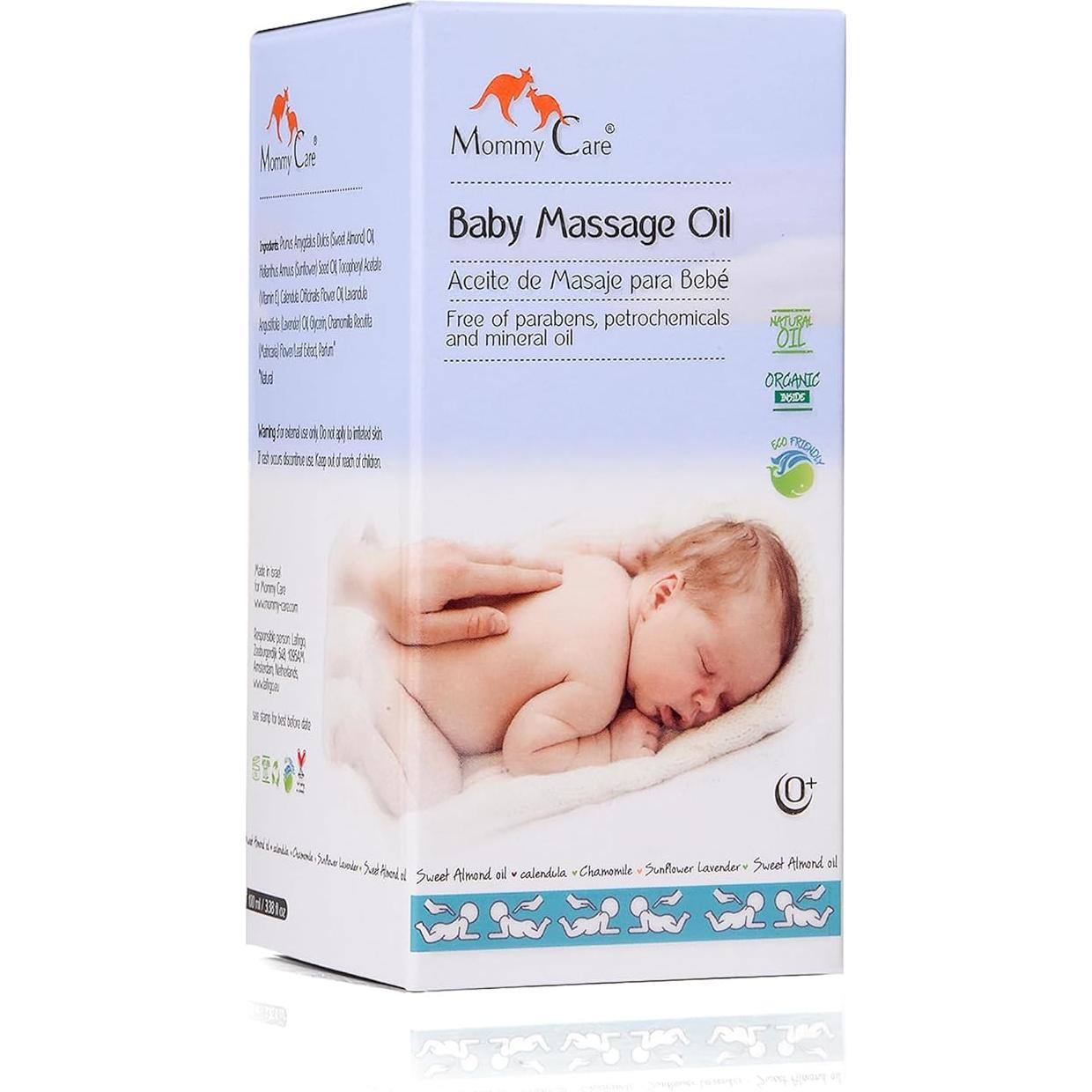 Aceite de Masaje para Bebés Mommy Care 100ml - Natural y Vegano