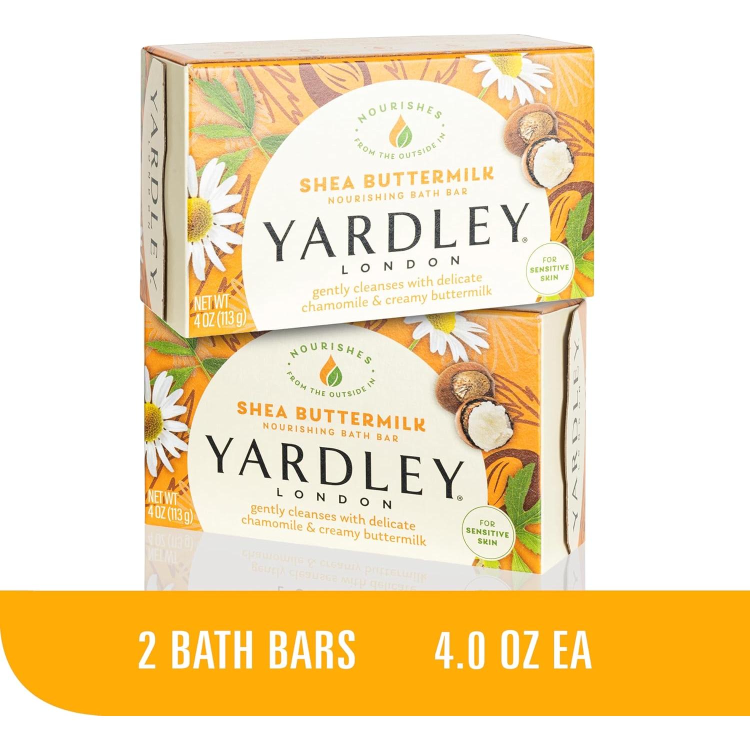 Jabón de Baño Nutritivo Yardley London Manteca de Karité 120g