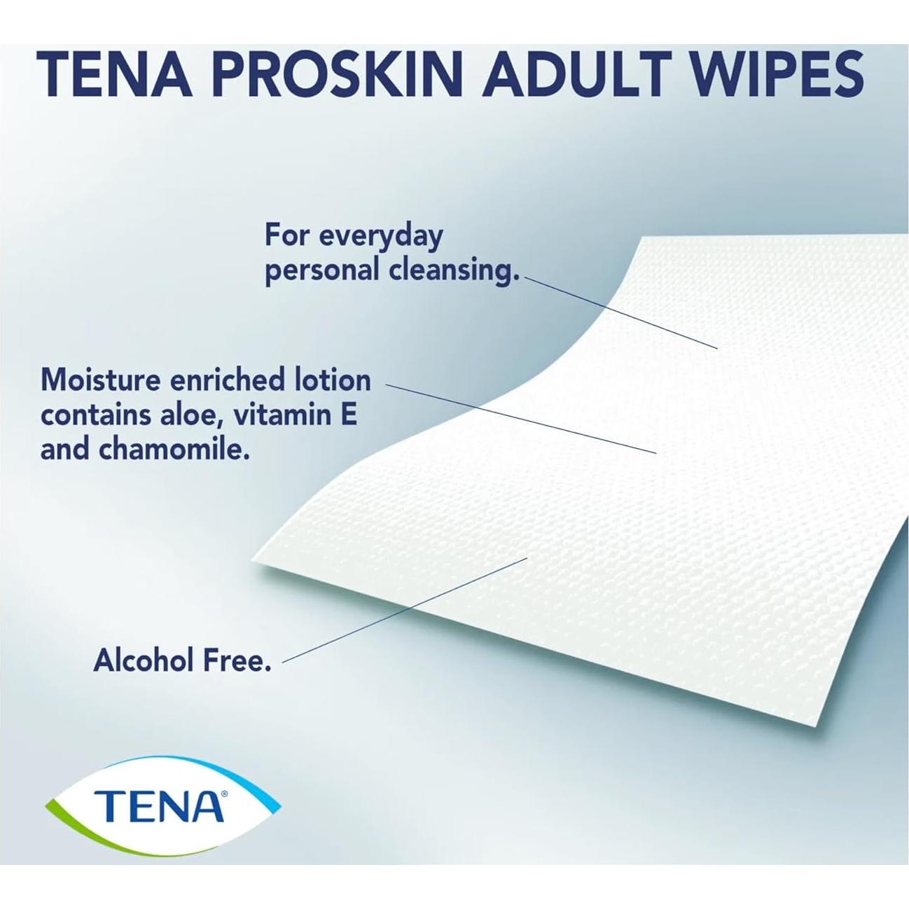 Toallitas para Incontinencia Tena Skincare 48 Unidades x3