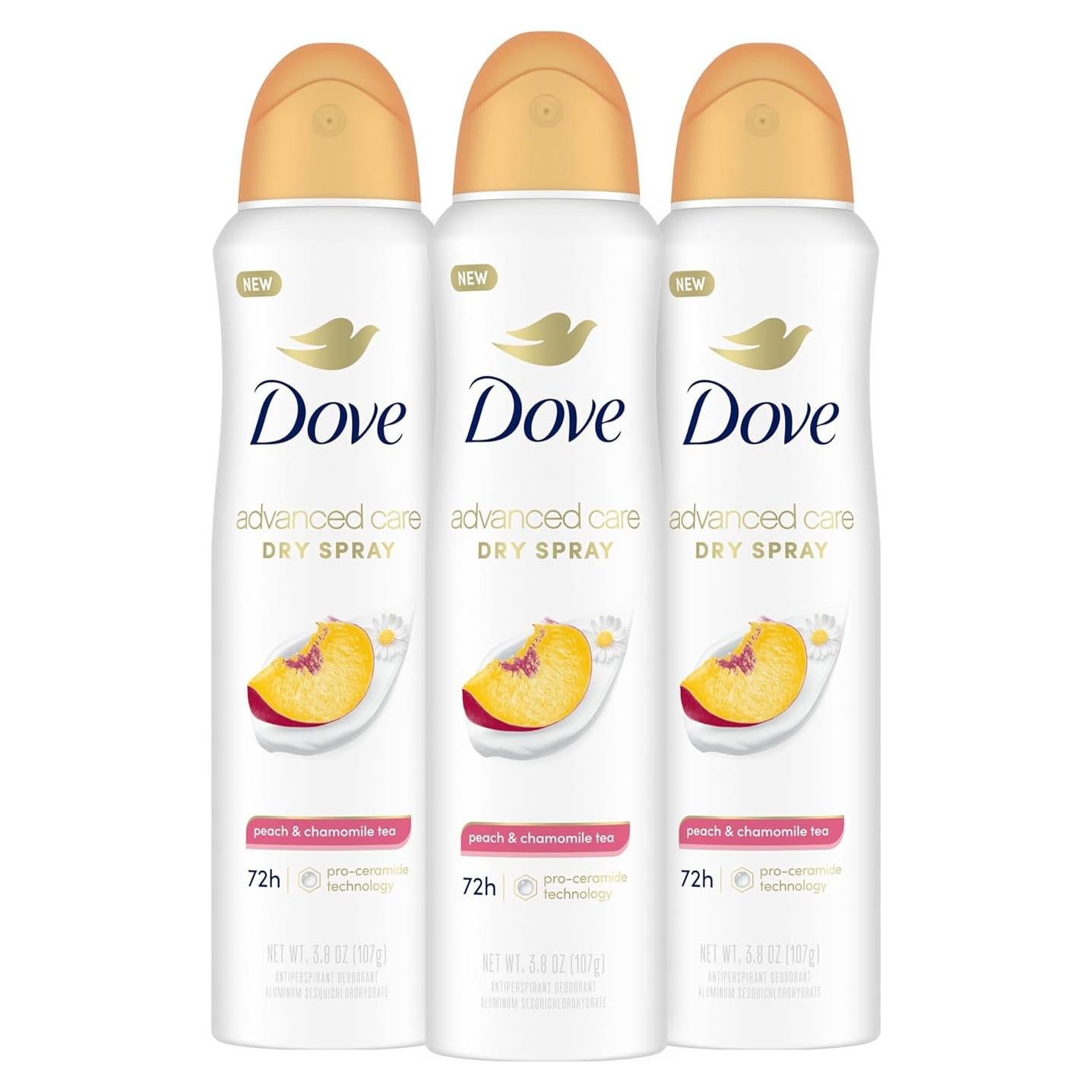 Desodorante Antitranspirante Dove 3x Pro Ceramida Durazno 425g