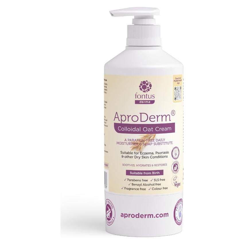 Crema Hidratante Avena Coloidal AproDerm 500ml Eczema Psoriasis
