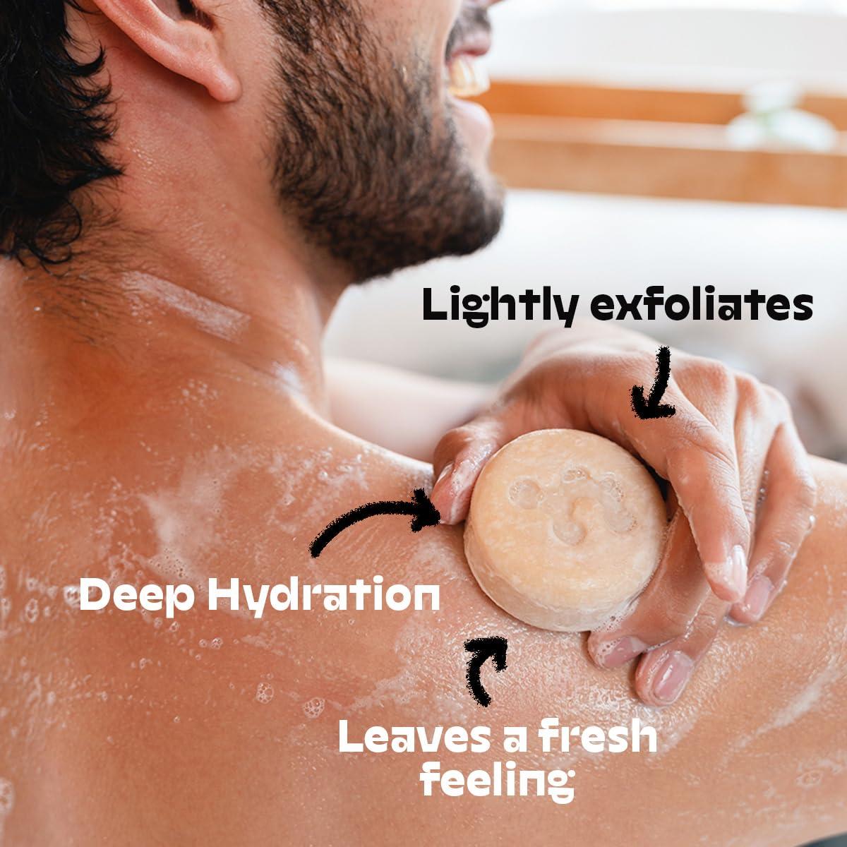 Barra de Jabón Corporal NOLE CARE Avena 85g - Hidratante y Exfoliante