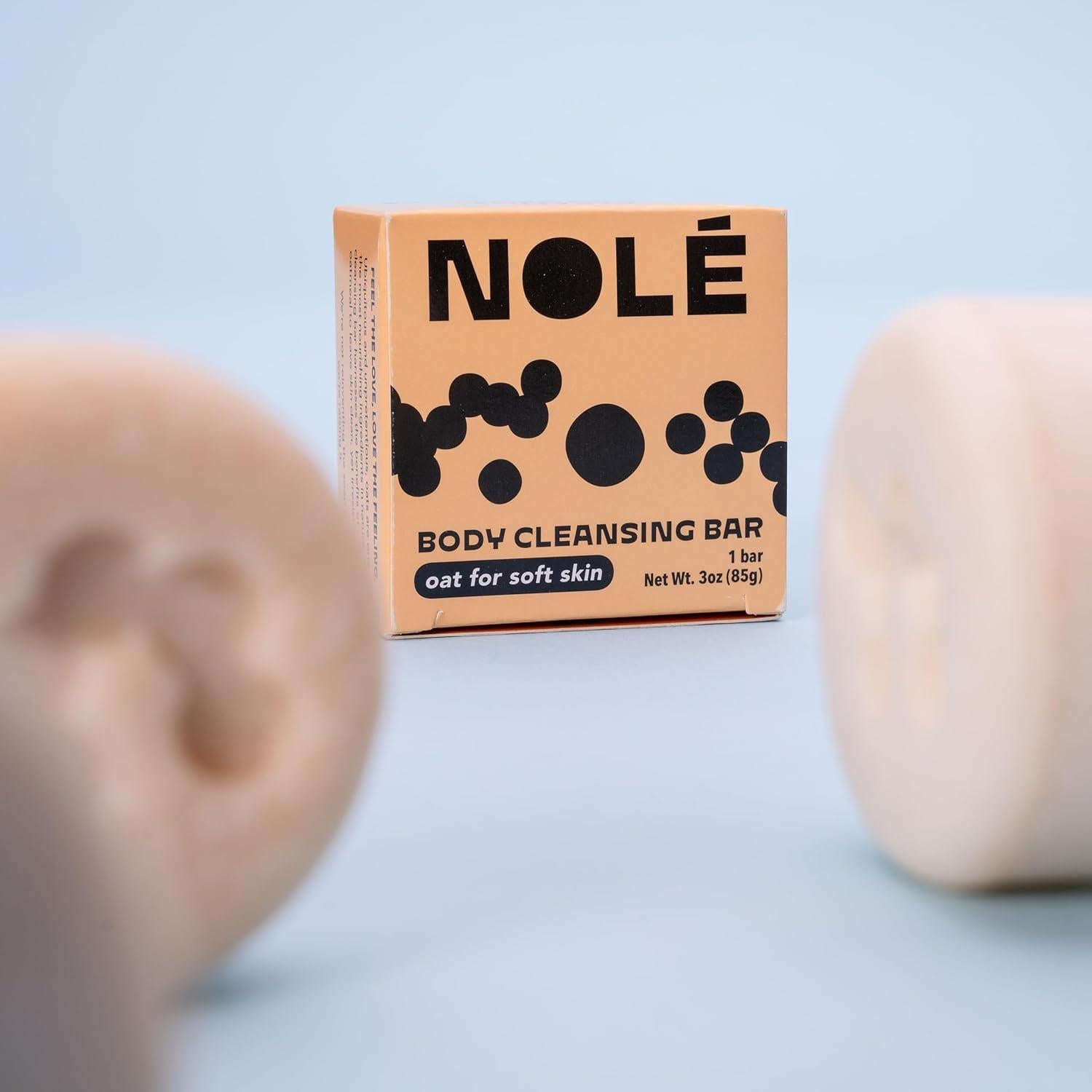 Barra de Jabón Corporal NOLE CARE Avena 85g - Hidratante y Exfoliante
