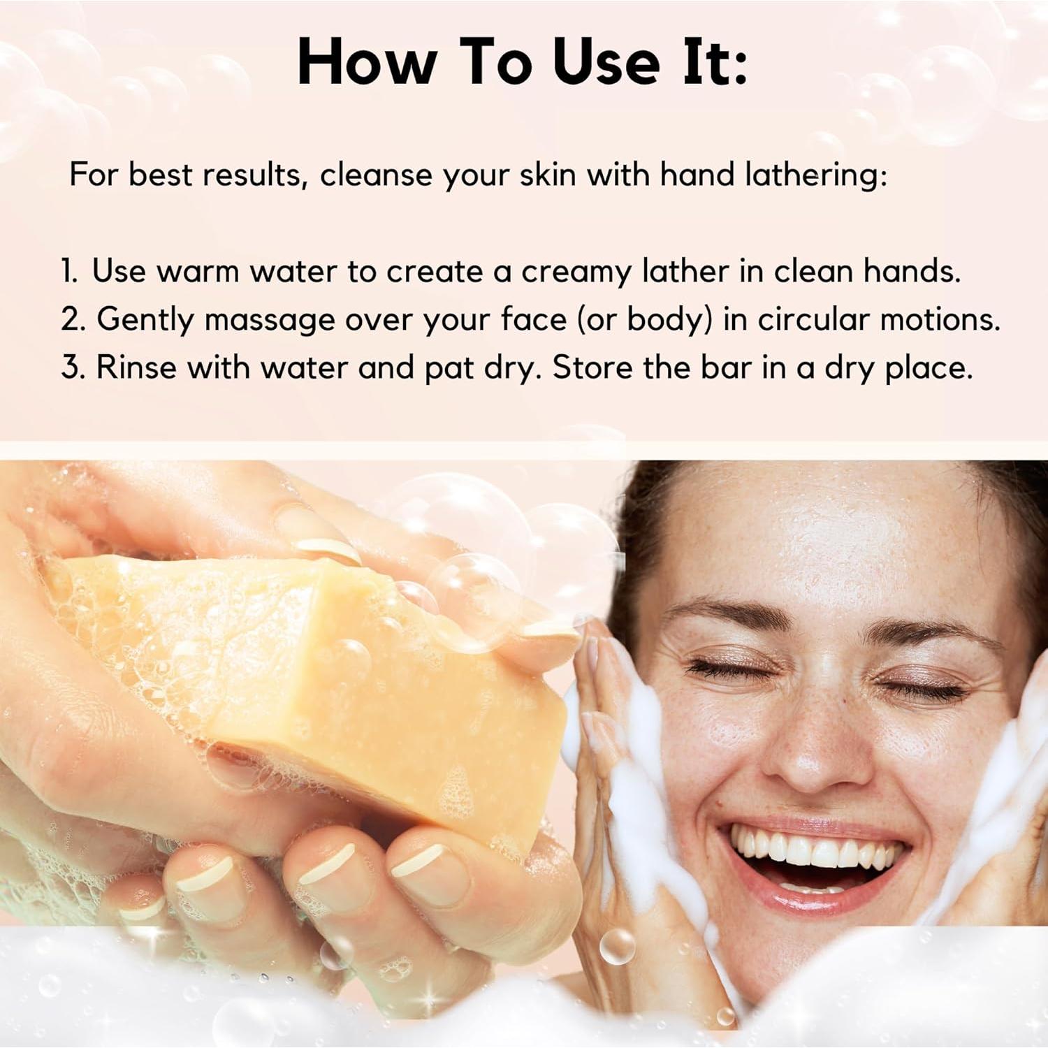 Jabón Natural de Avena ECO ROOTS - Hidratante 340g - 3 Pack