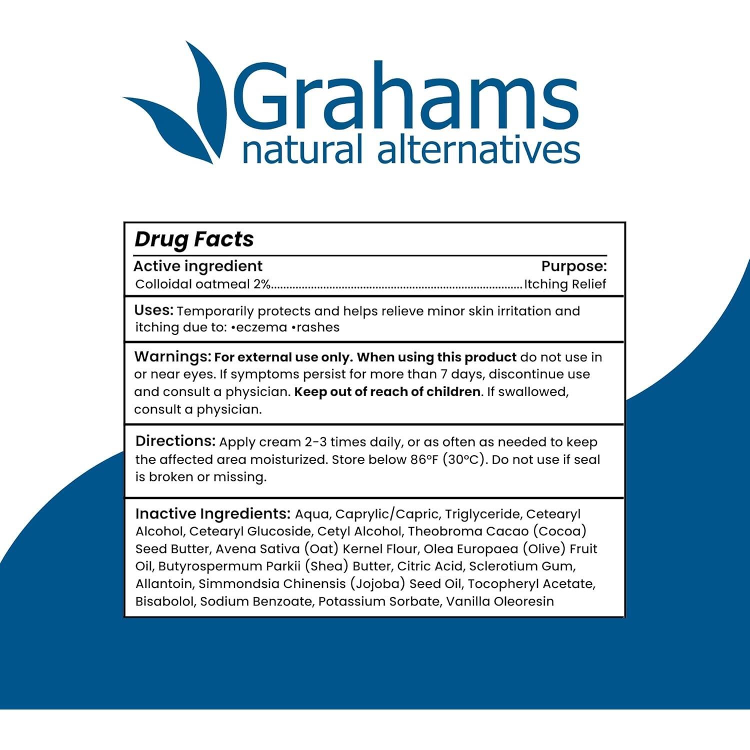 Crema Natural para la Cara y Párpados Grahams 50g - Eczema