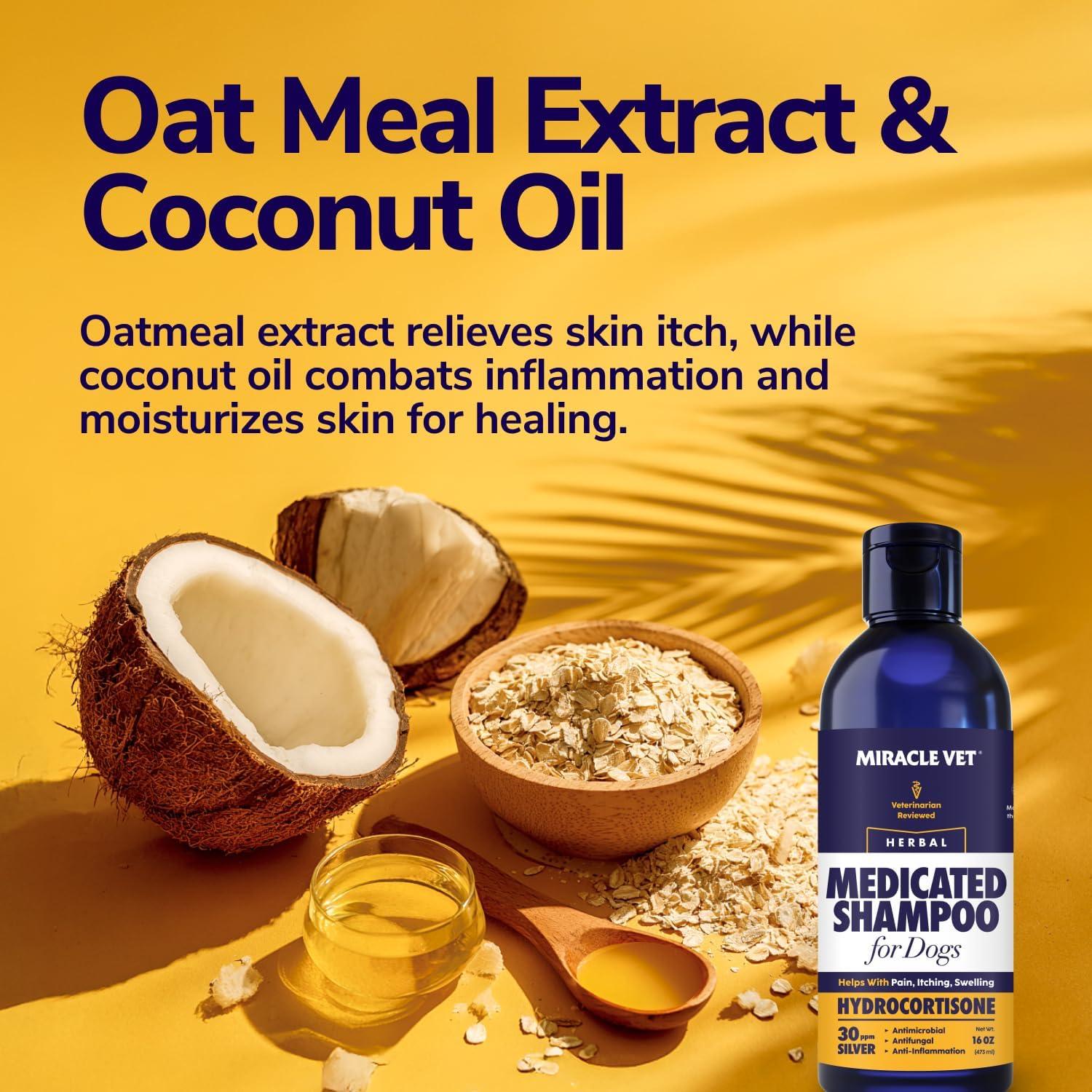 Champú Medicado para Perros Miracle Vet - Hidrocortisona 680g