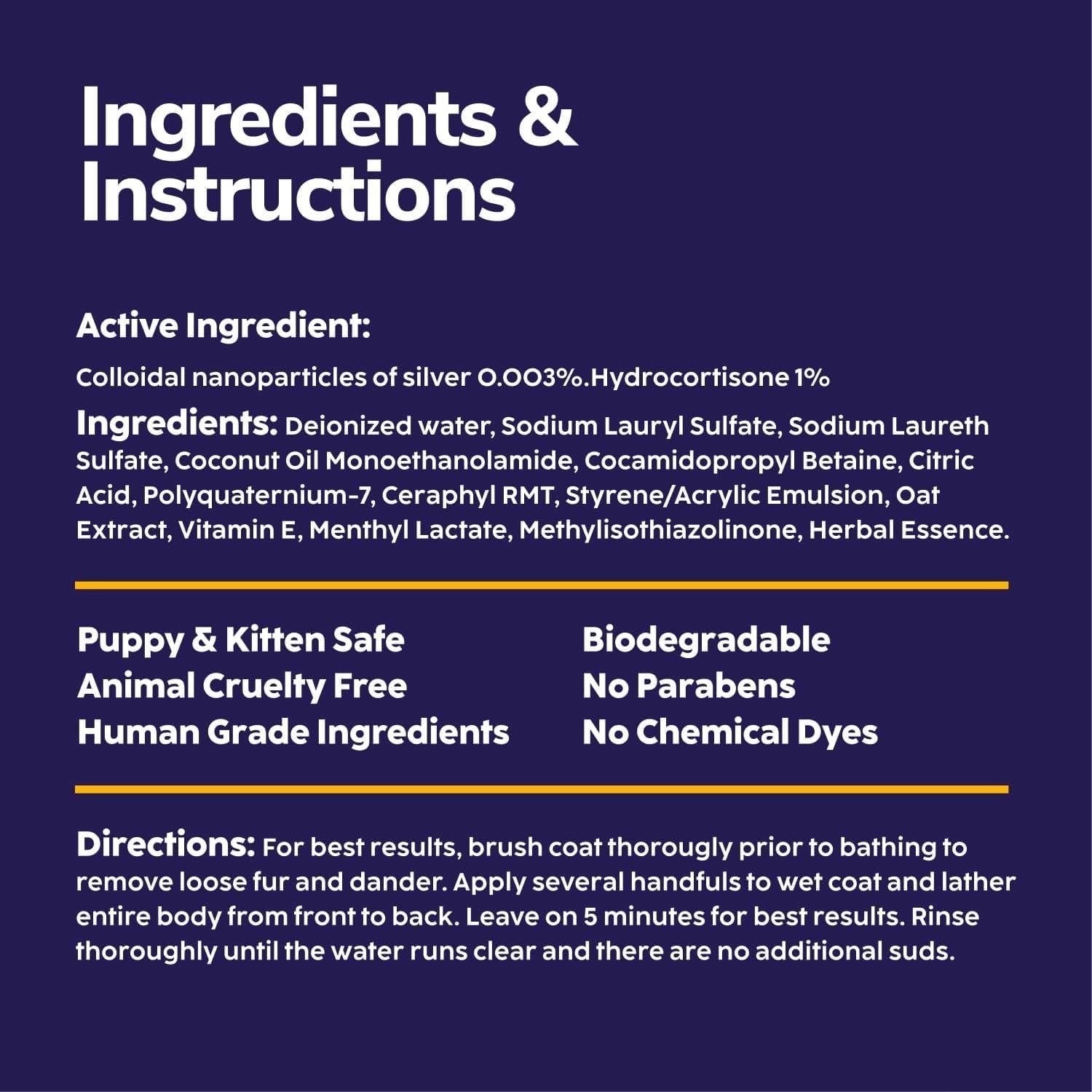 Champú Medicado para Perros Miracle Vet - Hidrocortisona 680g