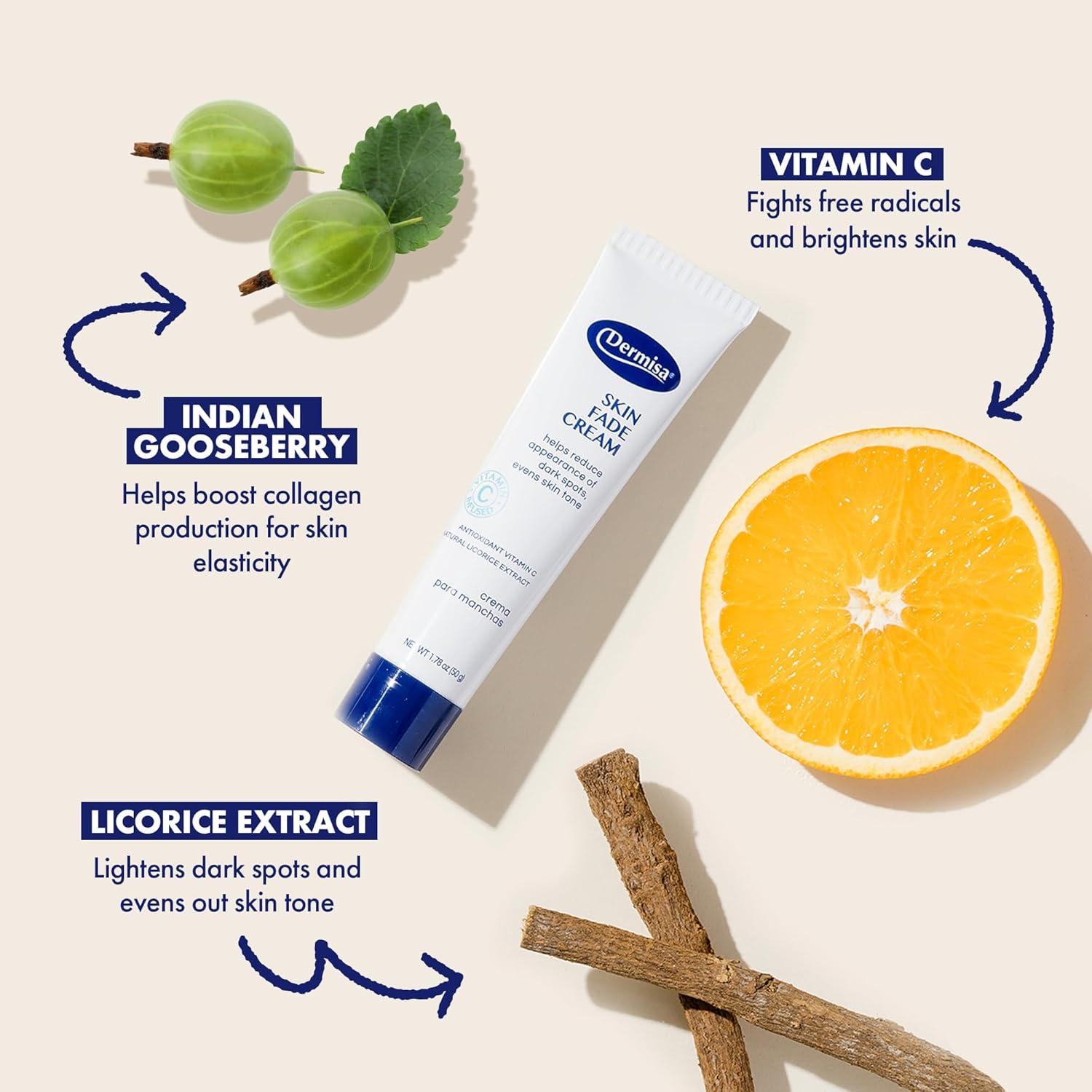 Crema Dermisa con Vitamina C 50.4 g - Aclara Manchas Oscuras