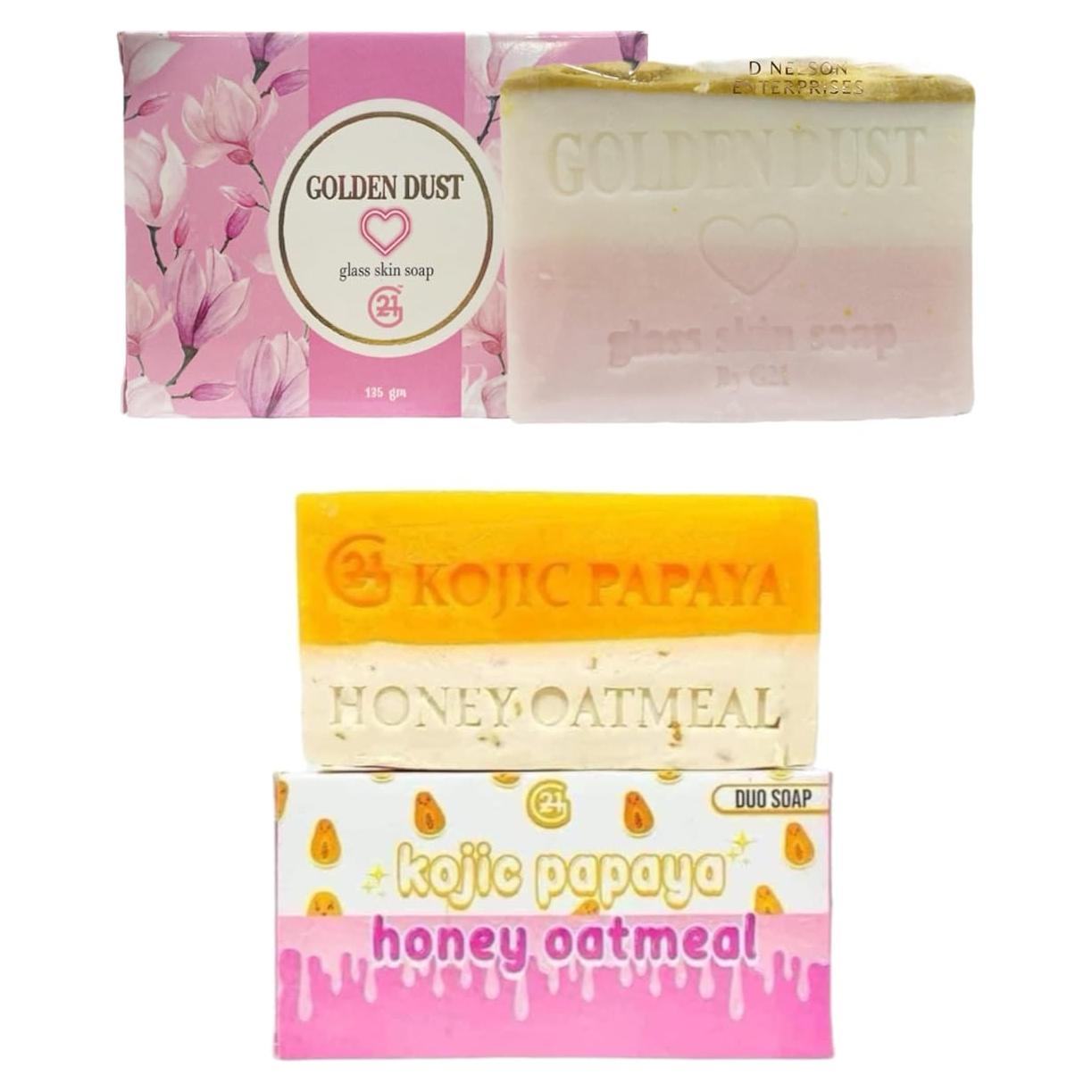 Jabón de Piel de Vidrio y Jabón Dúo G21 308g