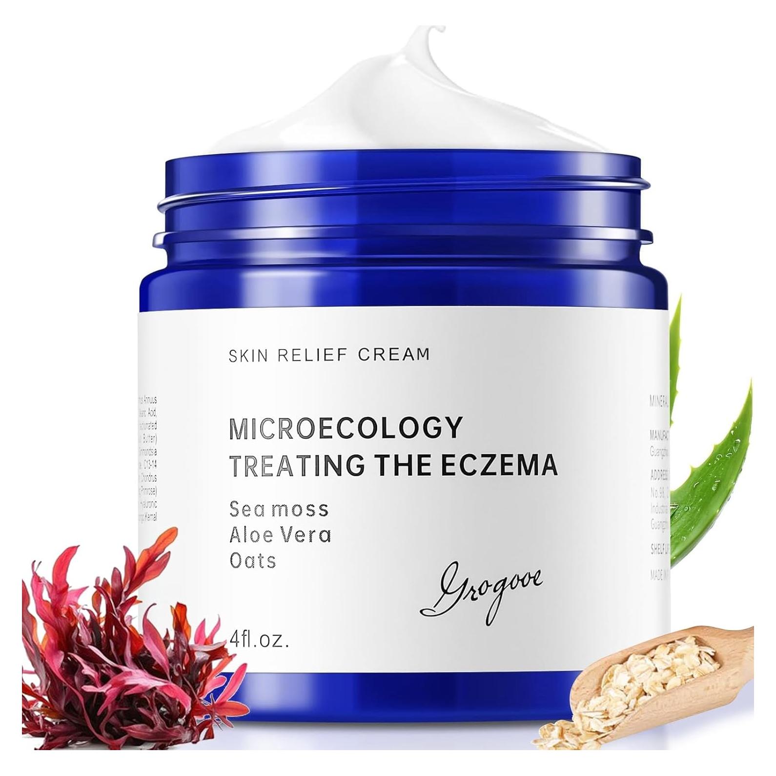 Crema Natural Calmante para Eccema Crogooe 118 ml con Aloe Vera