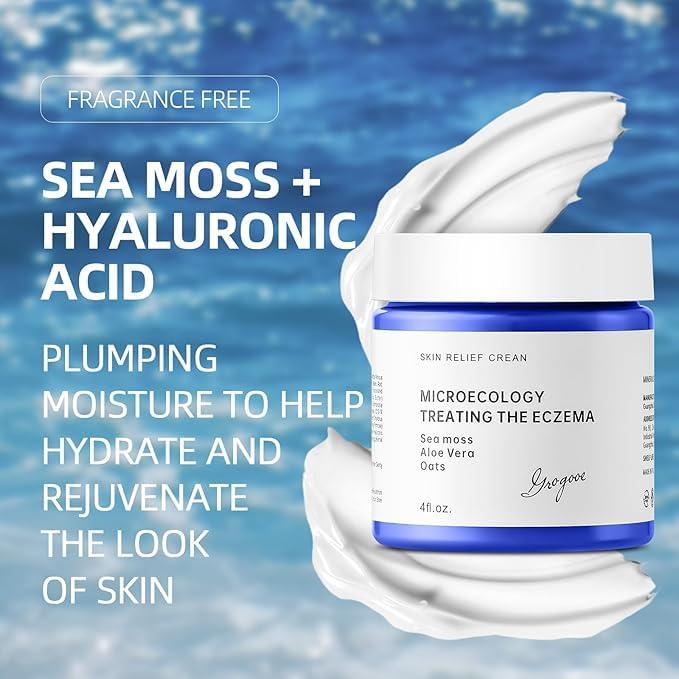 Crema Natural Calmante para Eccema Crogooe 118 ml con Aloe Vera