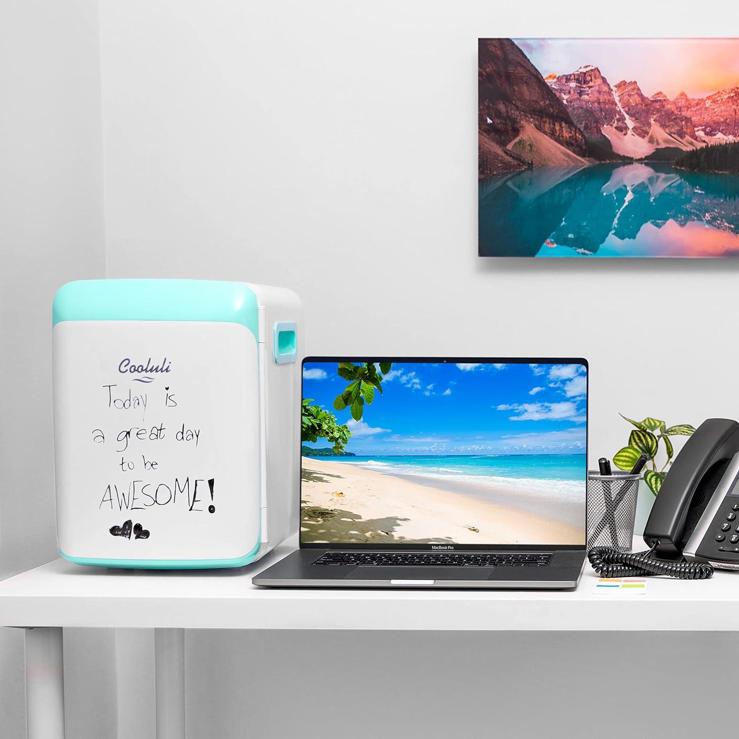 Cooluli Nevera Mini 10L Turquesa - Enfriador y Calentador