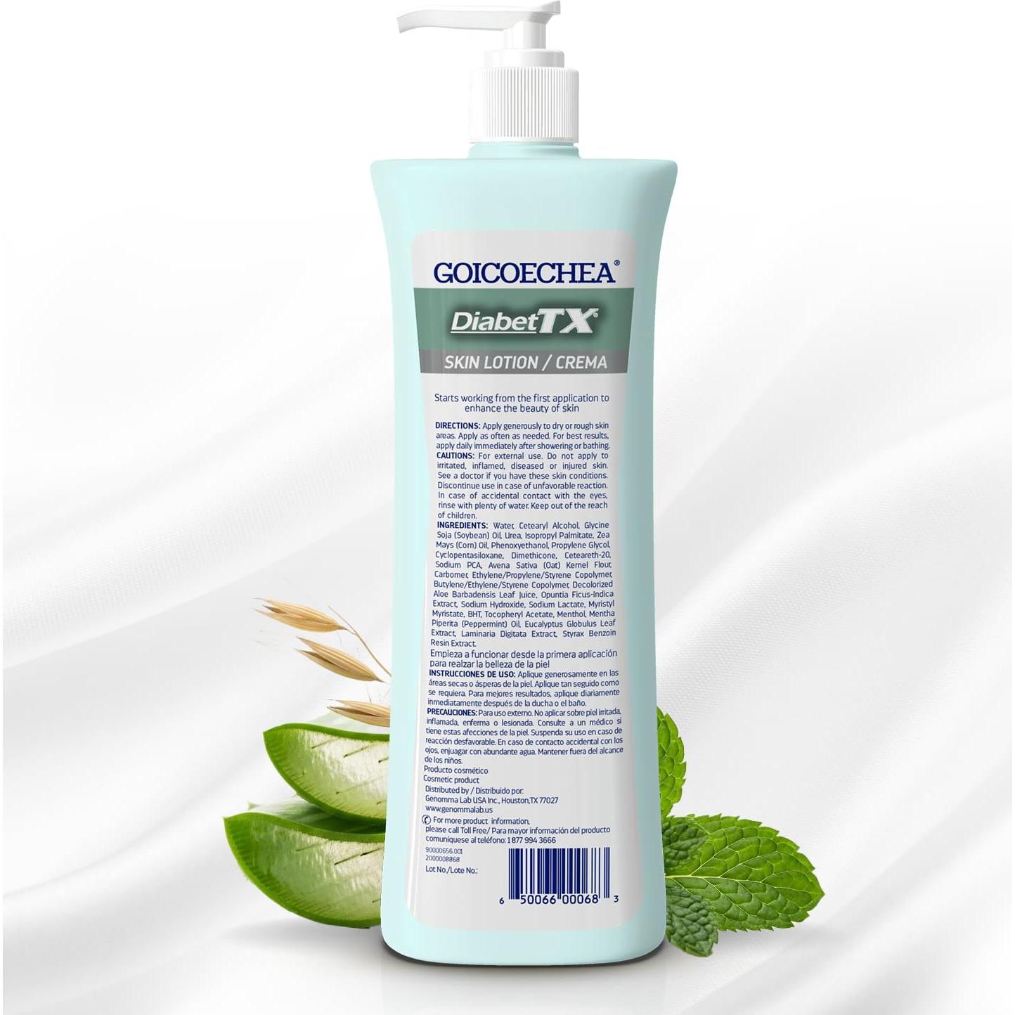 Loción Diabética Goicoechea Diabet TX 382.7 g Hidratante