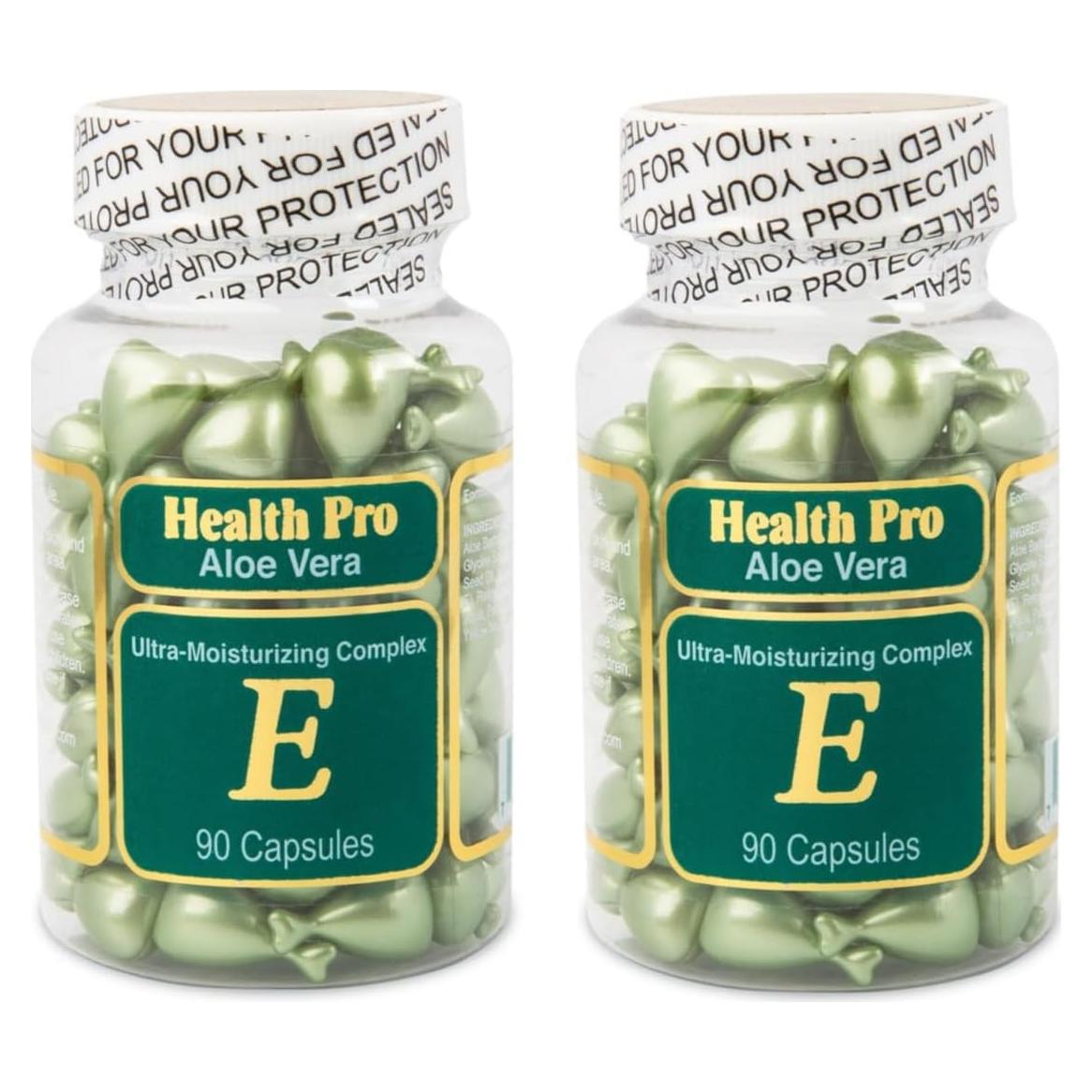 Cápsulas de Aceite de Piel con Vitamina E y Aloe Vera - 180 Unidades