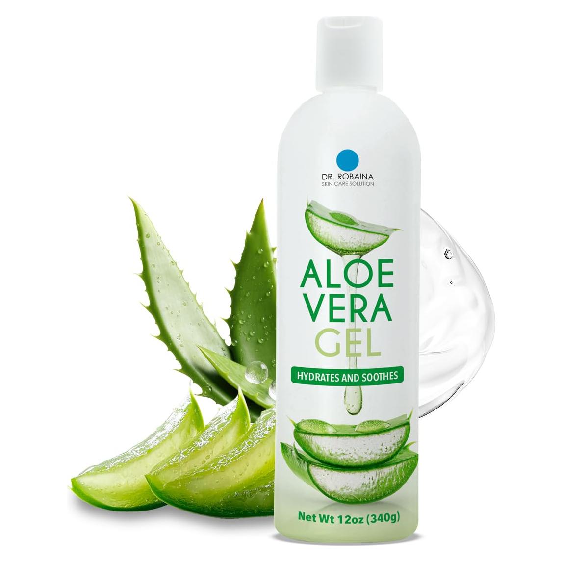 Gel de Aloe Vera Natural Dr. Robaina 340 g - Hidratante y Calmante