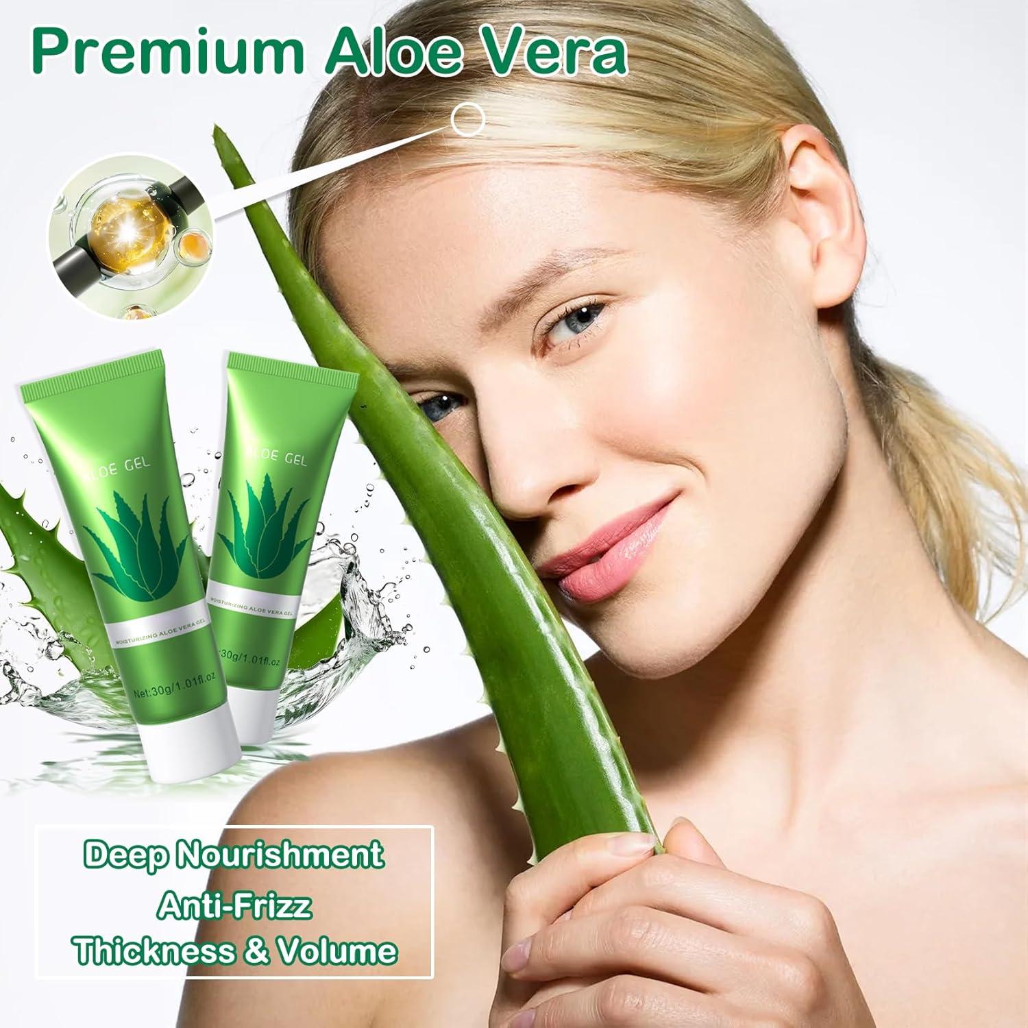 Set de 16 Gel de Aloe Vera Orgánico 30g - Hidratante Facial y Corporal