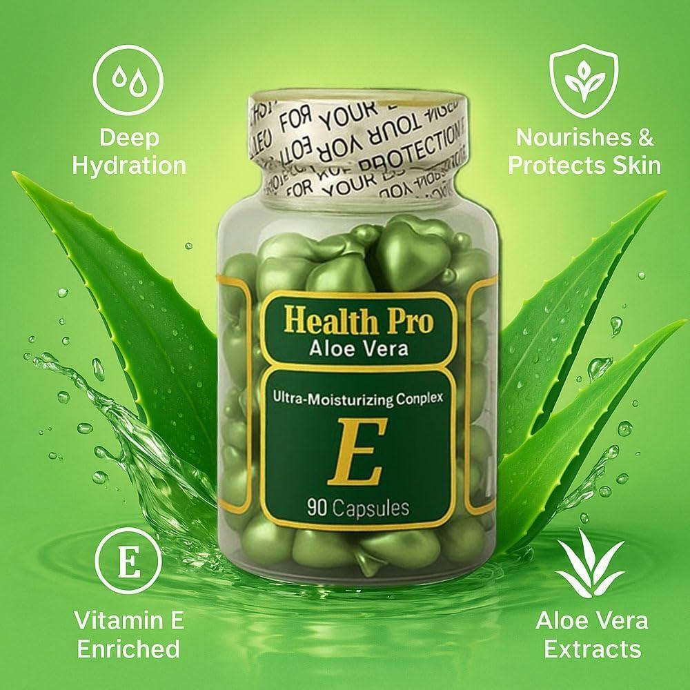 Complejo Hidratante Aloe Vera Nu Health 90 Cápsulas 91g