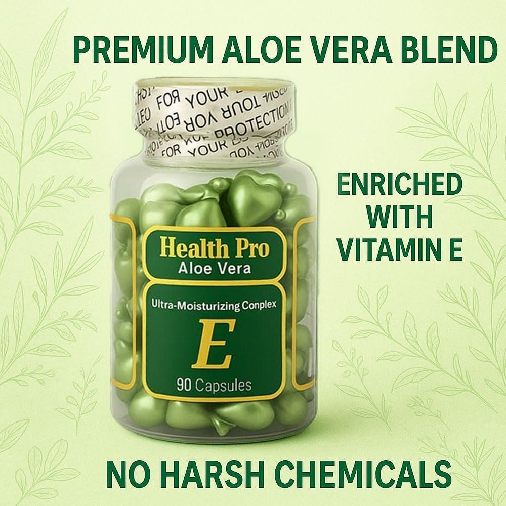 Complejo Hidratante Aloe Vera Nu Health 90 Cápsulas 91g