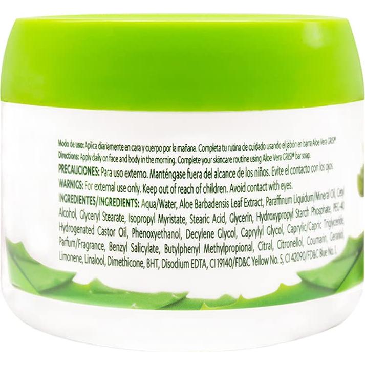 Crema Facial y Loción Corporal Aloe Vera Grisi 107g (Paquete de 2)