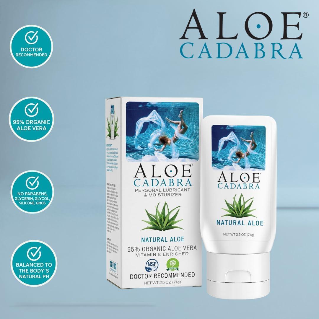 Lubricante Personal Aloe Cadabra 2.5 oz Orgánico Natural