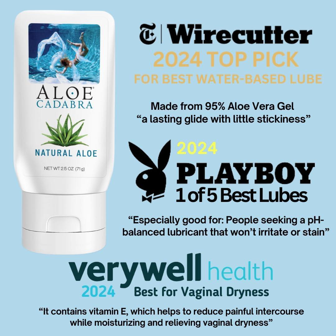 Lubricante Personal Aloe Cadabra 2.5 oz Orgánico Natural