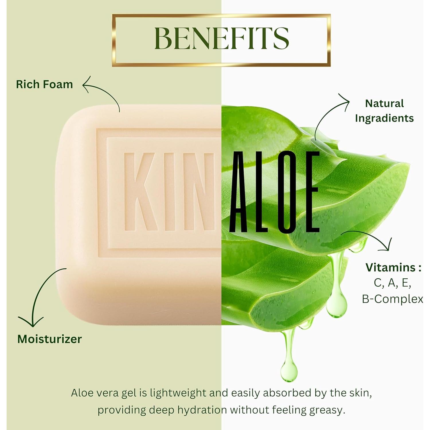 Jabón de Aloe Vera Kinaloe - Hidratante Natural 100g