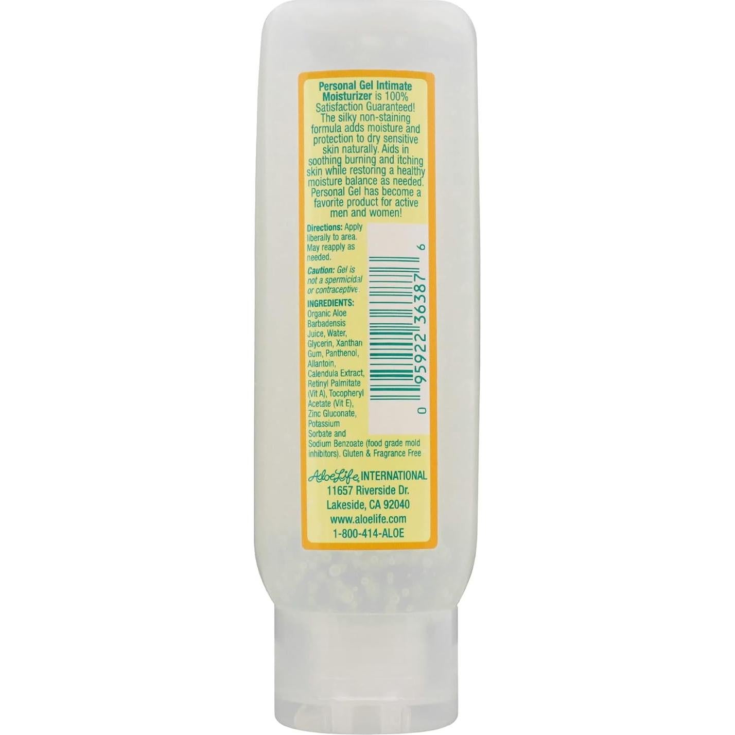 Gel Personal Hidratante Intimo Aloe Life 113g Orgánico