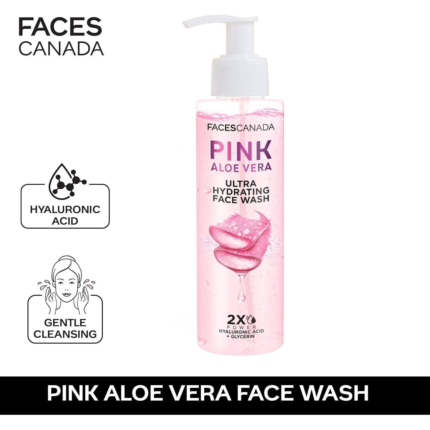 Jabón Facial Hidratante Aloe Vera Rosa Faces Canada 100ml
