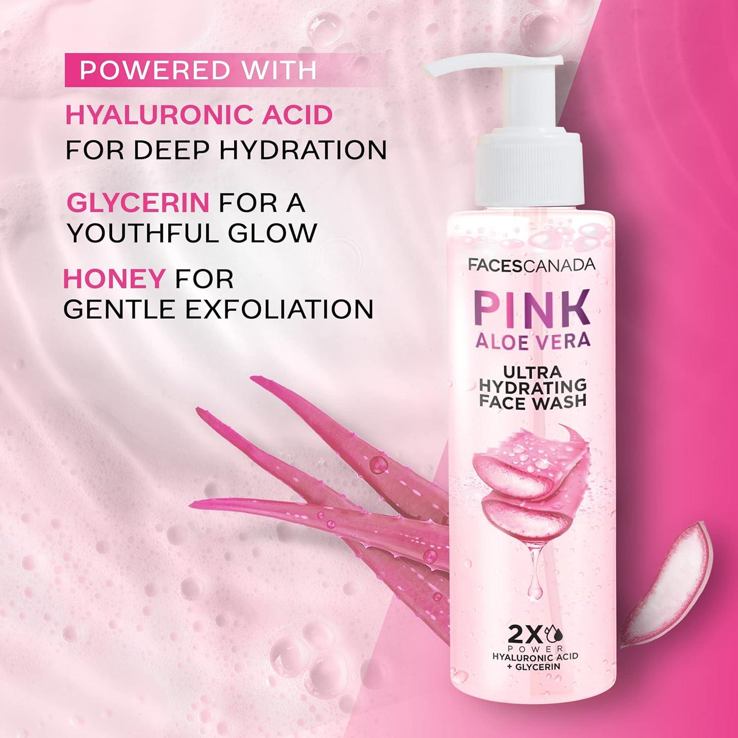 Jabón Facial Hidratante Aloe Vera Rosa Faces Canada 100ml