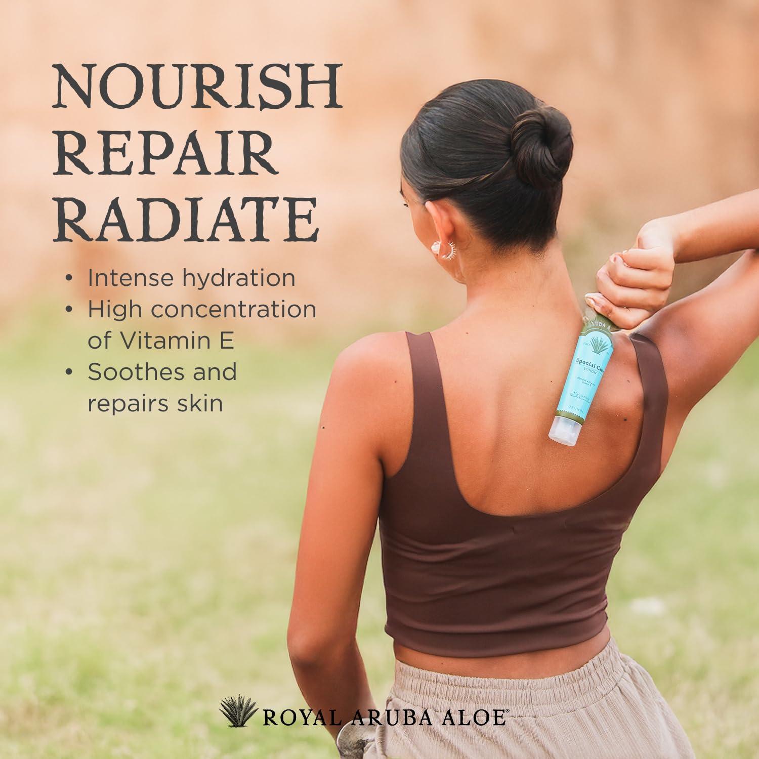 Loción Hidratante Aloe Vera Royal Aruba 236.59 ml Piel Sensible