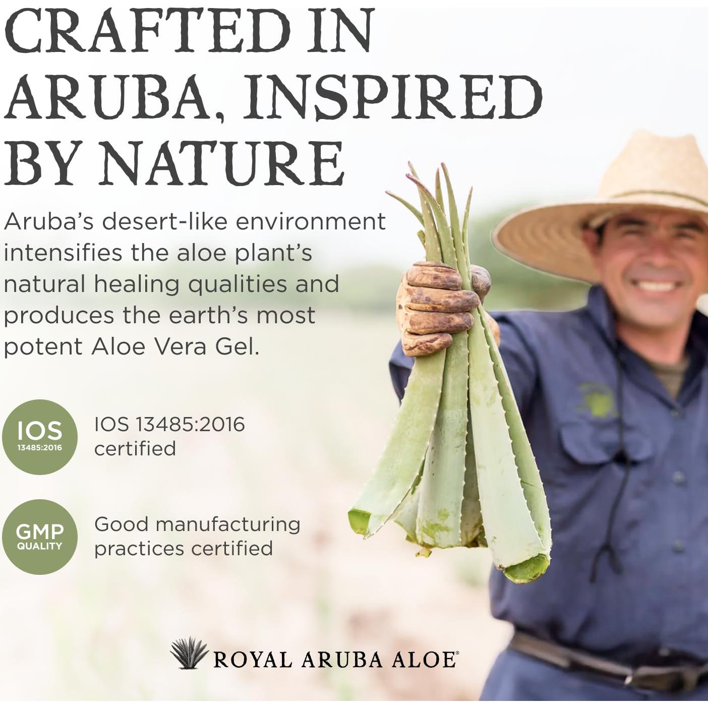 Loción Hidratante Aloe Vera Royal Aruba 236.59 ml Piel Sensible