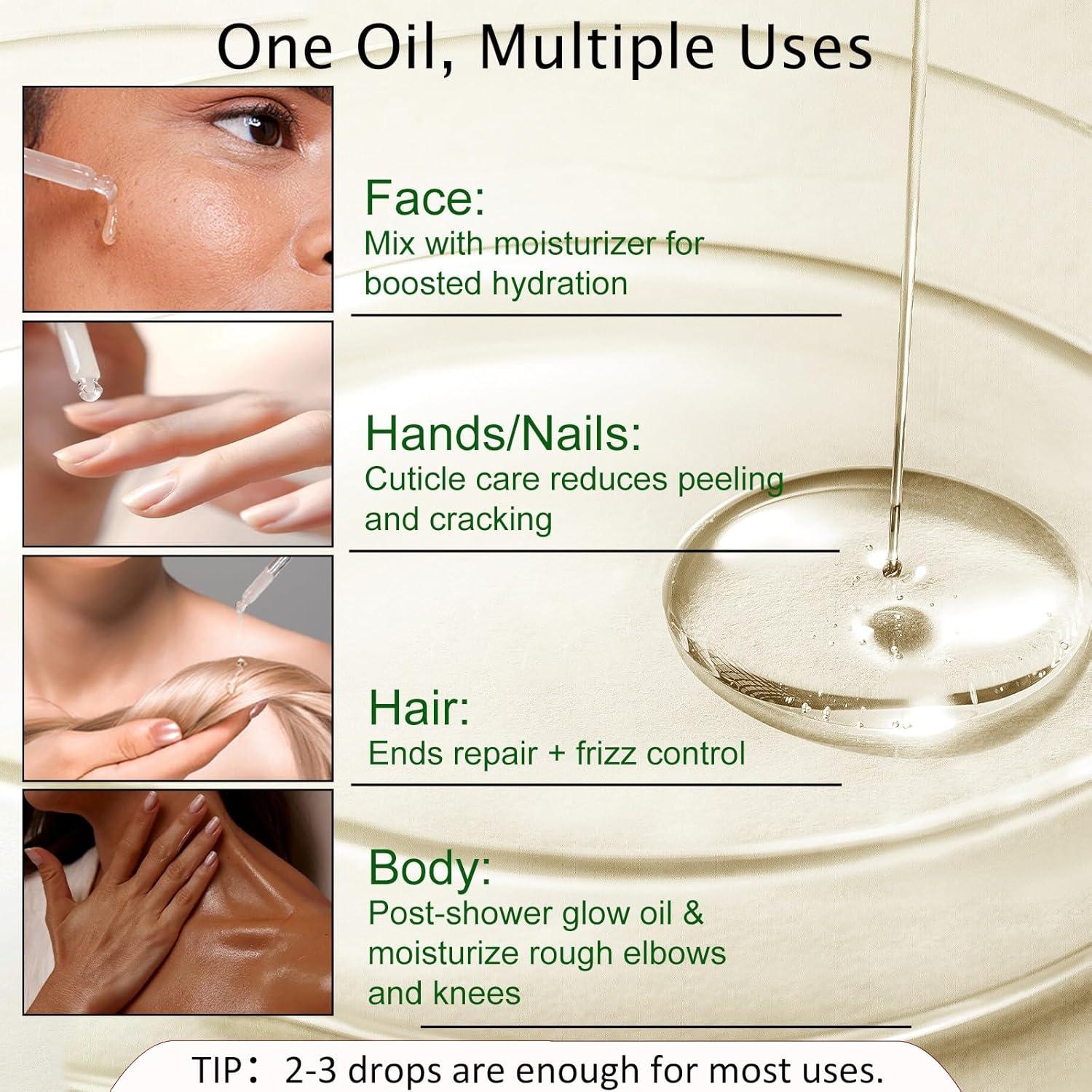 Aceite de Emú URZTUL 3 PCS: Rosa, Lavanda, Eucalipto Hidratante