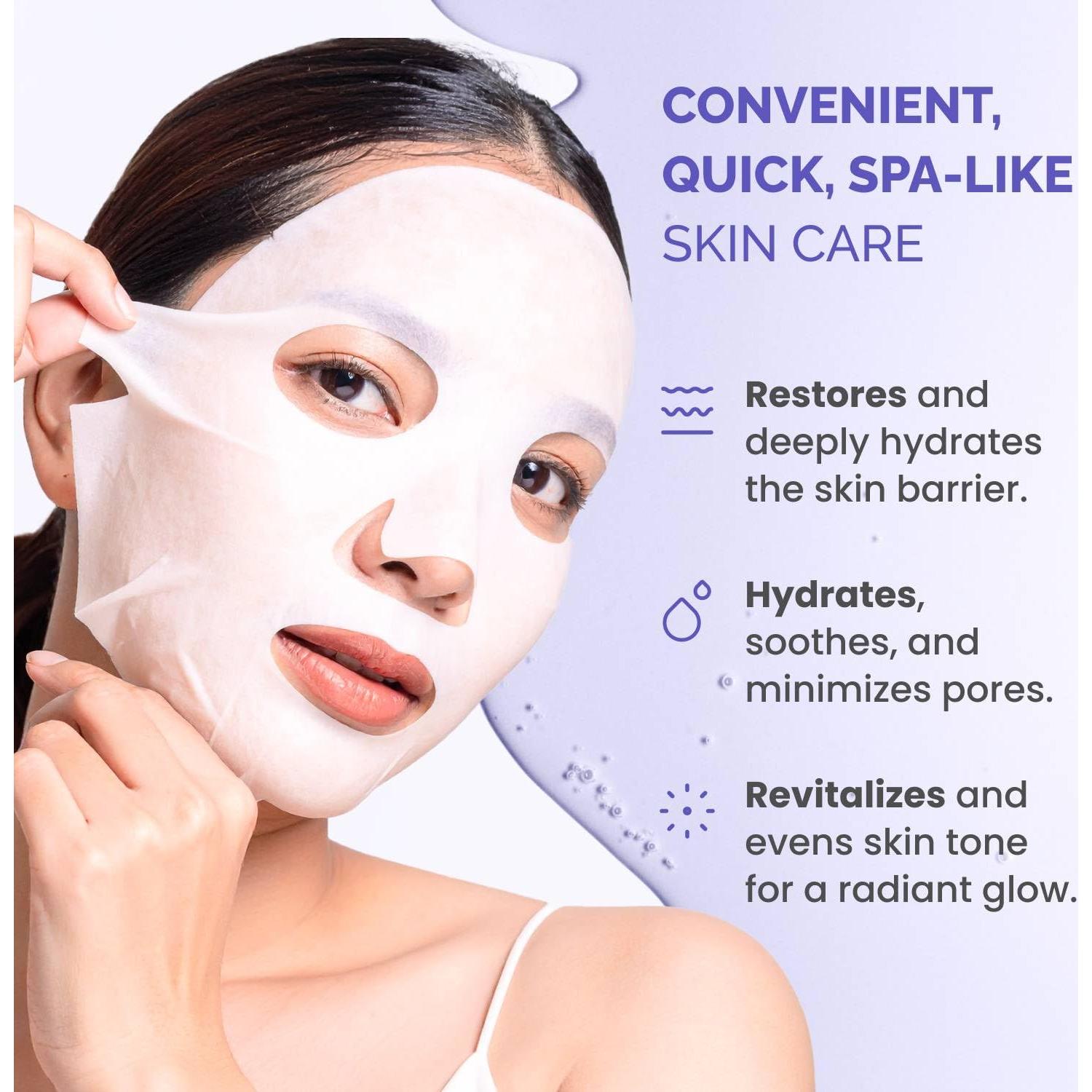 Mascarilla Facial de Tela Plantifique Colágeno 5 Paquete