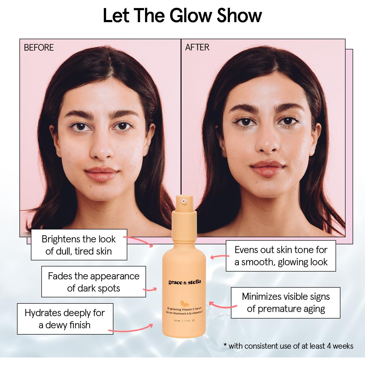 Suero Facial Iluminador Vitamina C Grace & Stella 50ml