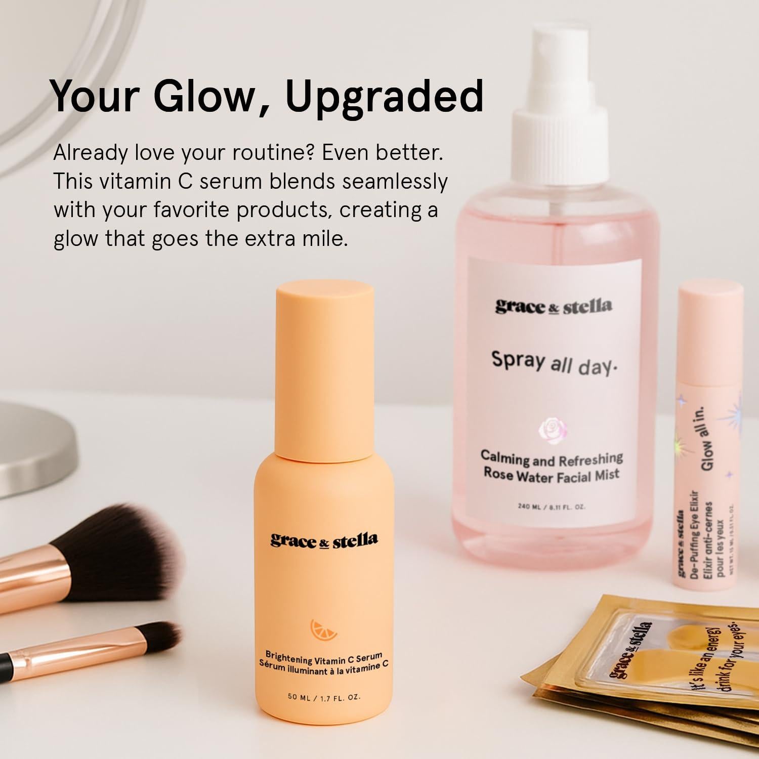 Suero Facial Iluminador Vitamina C Grace & Stella 50ml