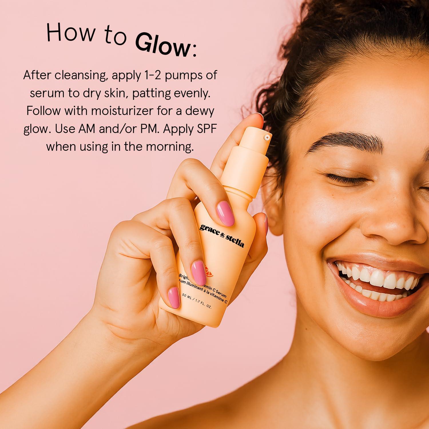 Suero Facial Iluminador Vitamina C Grace & Stella 50ml