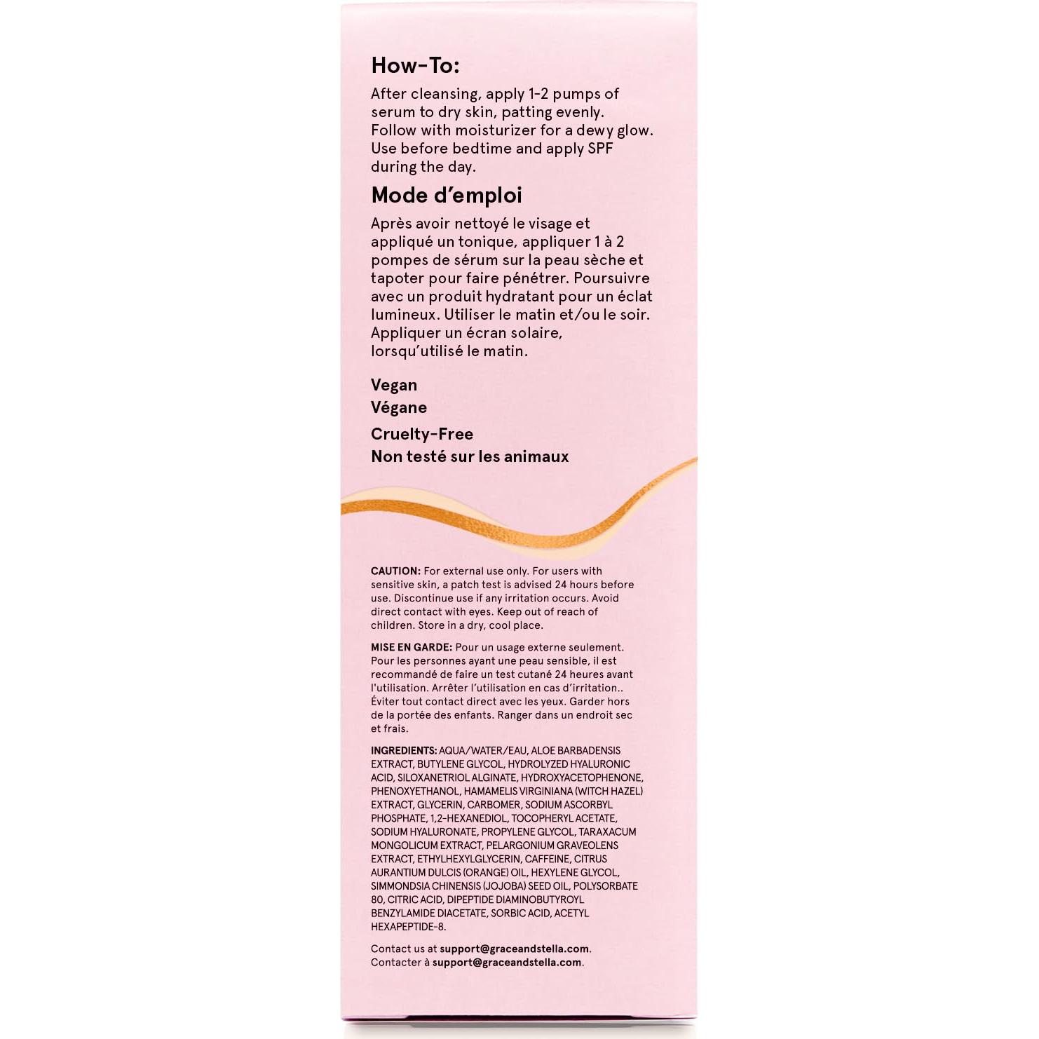 Suero Facial Iluminador Vitamina C Grace & Stella 50ml