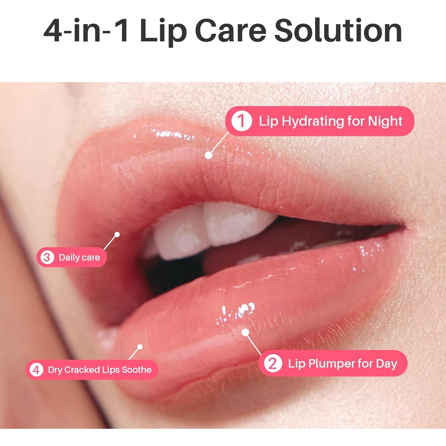 Mascarilla Labial de Noche Fresa SPODARE - 12.42 ml Hidratante