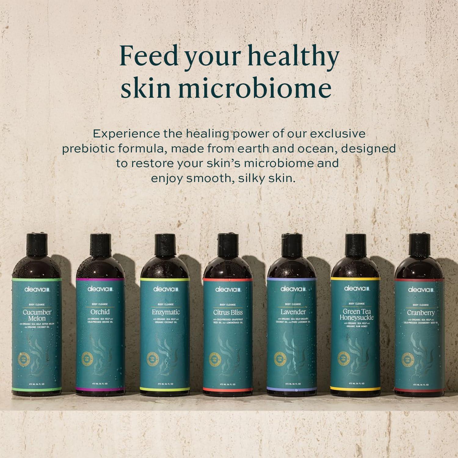 Jabón Corporal Orgánico Aleavia 100% Natural Aroma Arándano 473ml