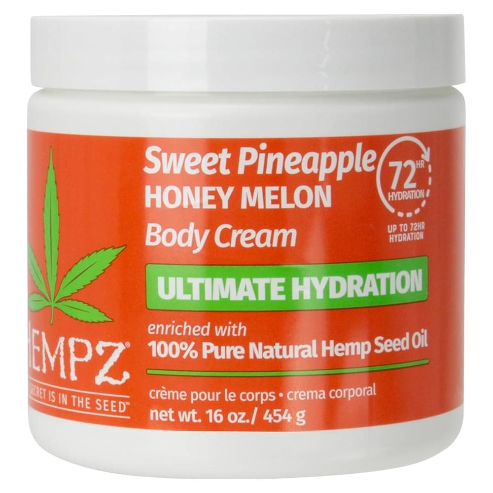 Crema Corporal Hempz Piña Dulce y Melón de Miel 454 g