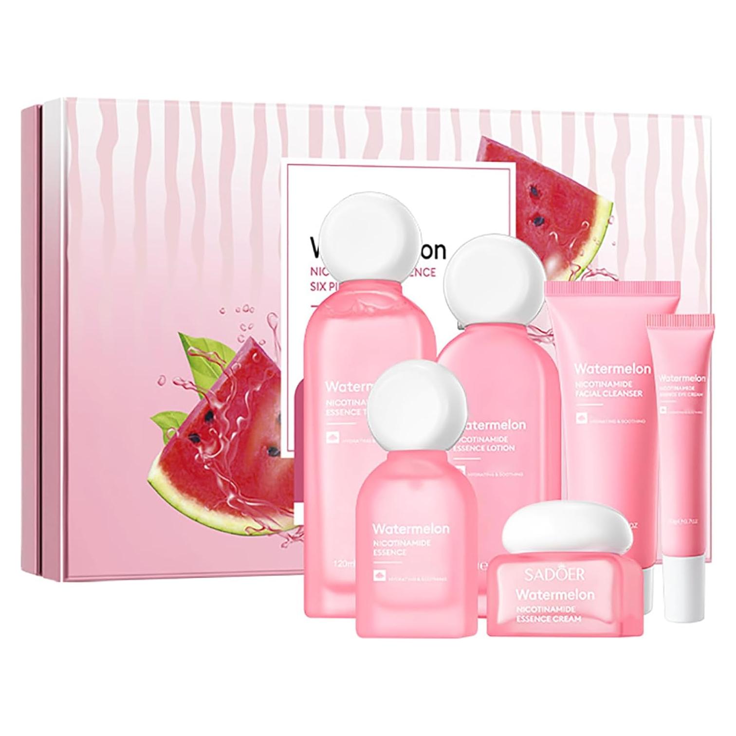 Juego de Cuidado de la Piel BeauBase Sandía - Hidratante y Suavizante