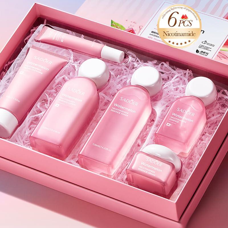 Juego de Cuidado de la Piel BeauBase Sandía - Hidratante y Suavizante