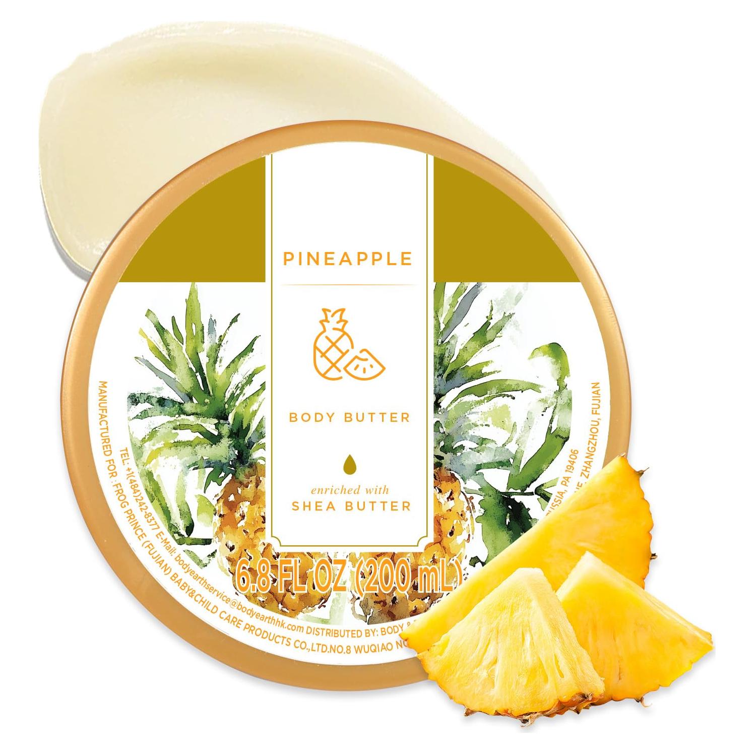 Manteca Corporal de Piña Princess Belle 200g Hidratante Natural